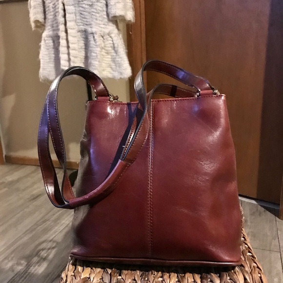 Italian leather mid woven front bag wow! - Picture 4 of 7